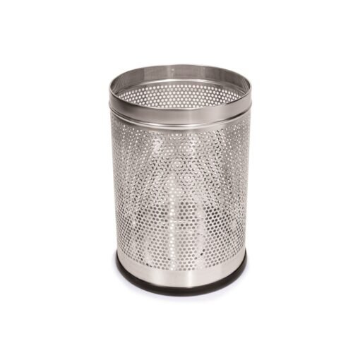 Stainless Steel Dustbin Perforated Big