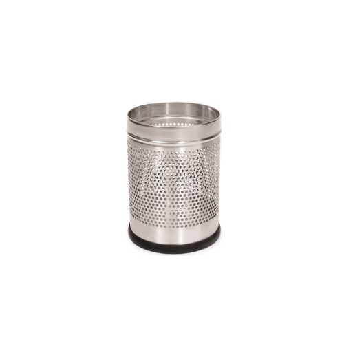 Stainless Steel Dustbin Perforated Small