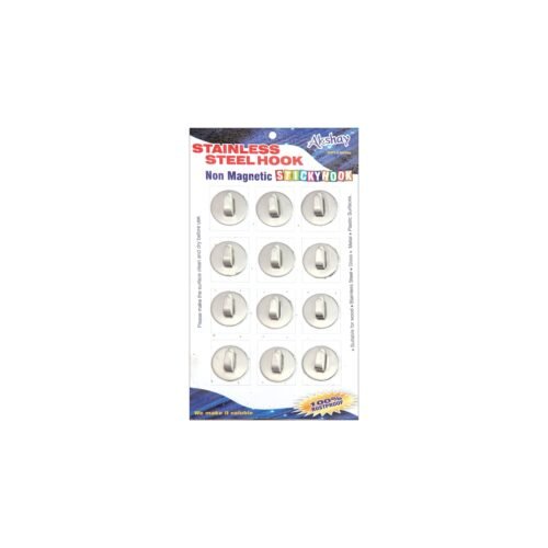 Stainless Steel Sticky Hook Round